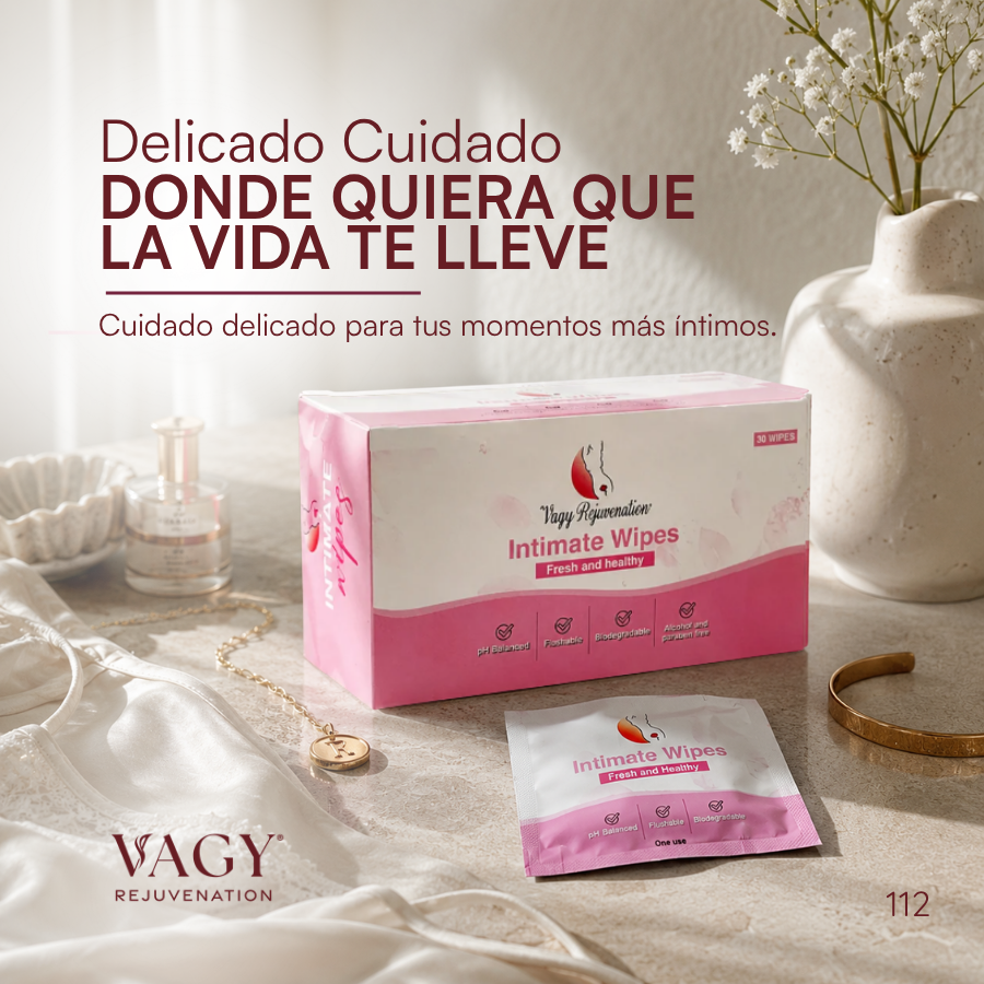 Toallitas Íntimas - 30 toallitas individuales