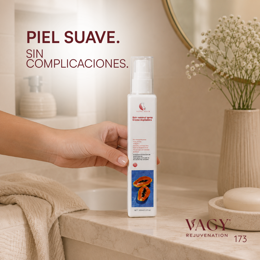 Set de depilación Velvet Touch – 1 Papaya y  1 menta con té blanco
