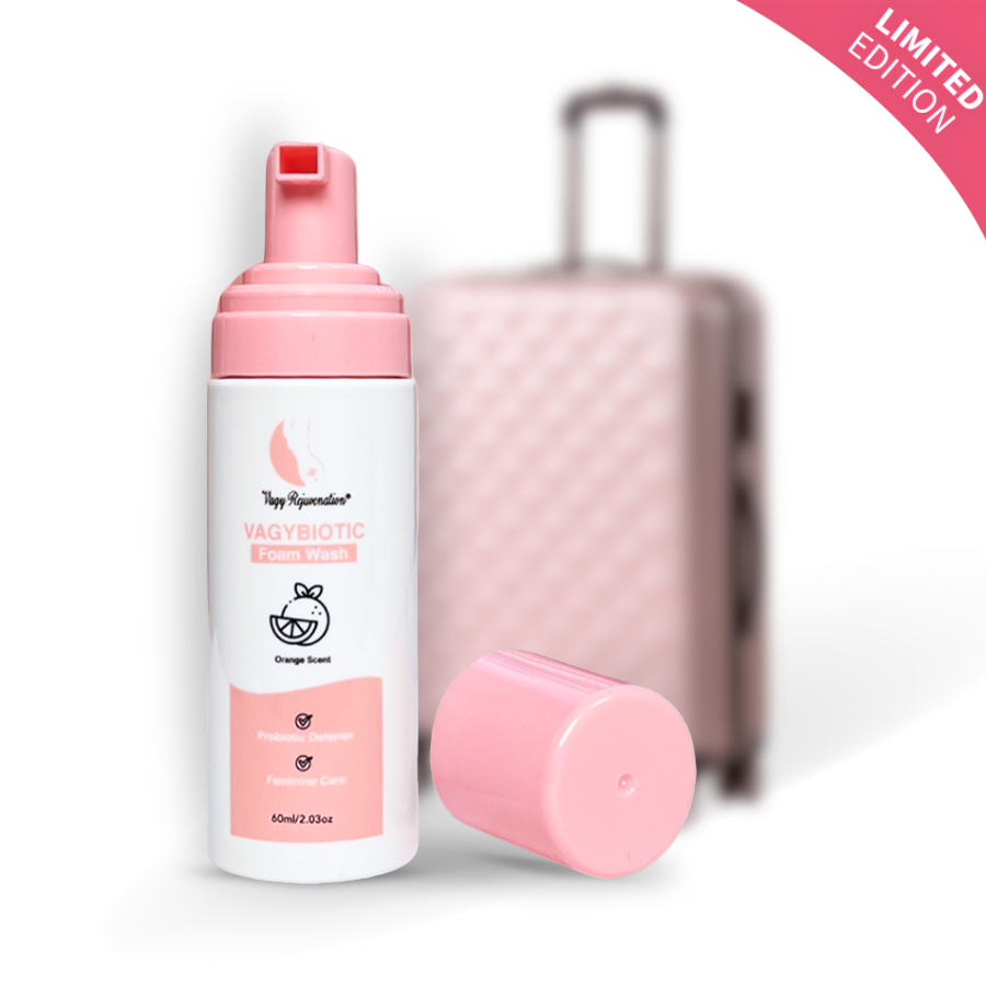 VagyBiotic jabón en Espuma Pequeno – Travel Size