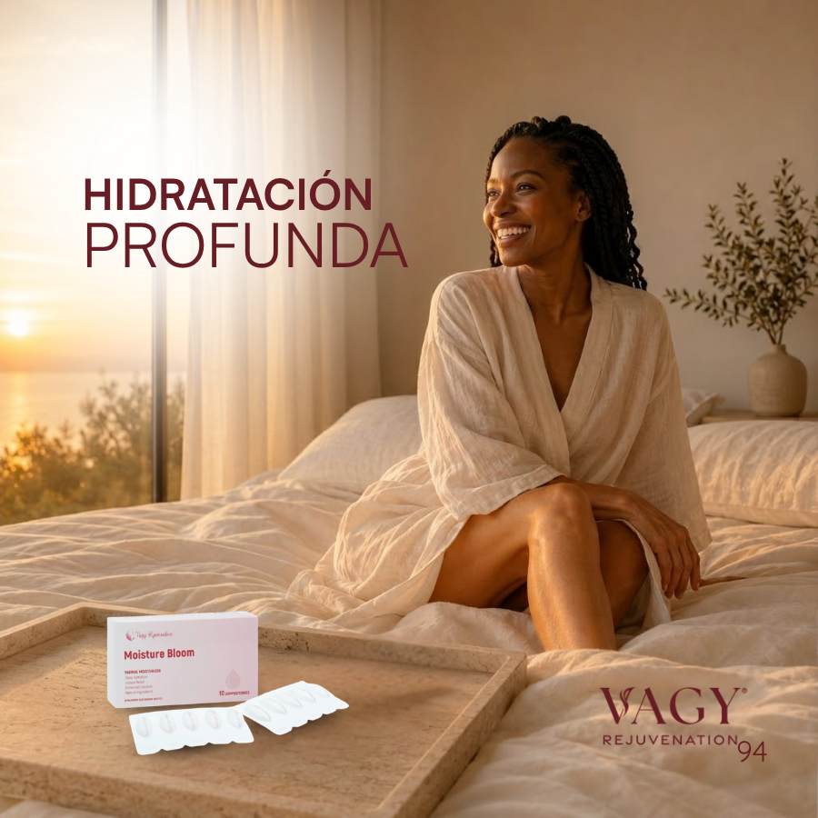 Moisture Bloom – Cápsulas Vaginales Hidratantes de Ácido Hialurónico