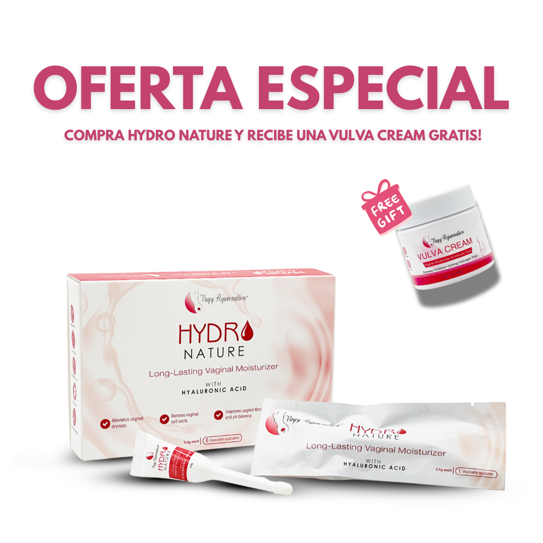Hydro Nature - Hidratante vaginal de larga duración + Vulva Cream Gratis!