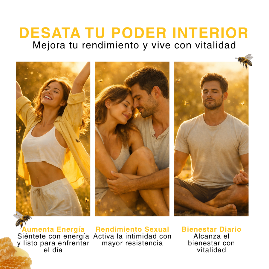 Honey Nature – 12 Sachets (20g) + GRATIS 4 Frascos de Revive Blend